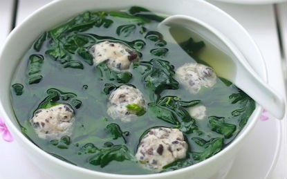 Image result for Nấu rau lá xanh trong một thời gian dài