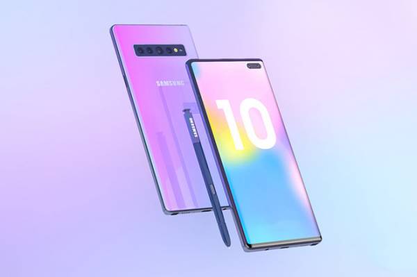 Hình ảnh kết xuất được cho là của Galaxy Note 10 ẢNH: PHONEARENA