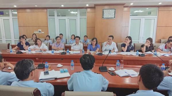 Doanh nghiệp phát biểu ý kiến tại Hội thảo. Ảnh: X.Vinh