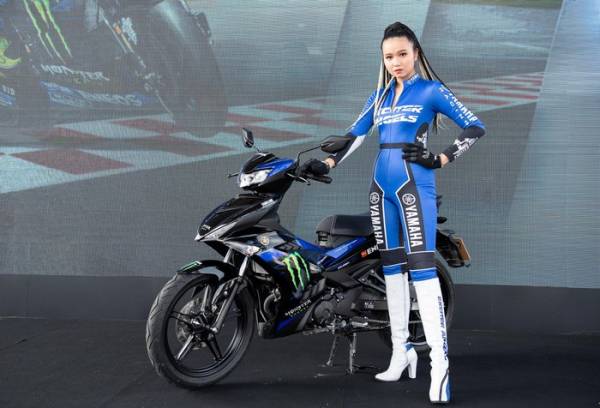 Exciter 150 phiên bản Monster Energy MotoGP với bộ tem thiết kế độc đáo và ấn tượng
