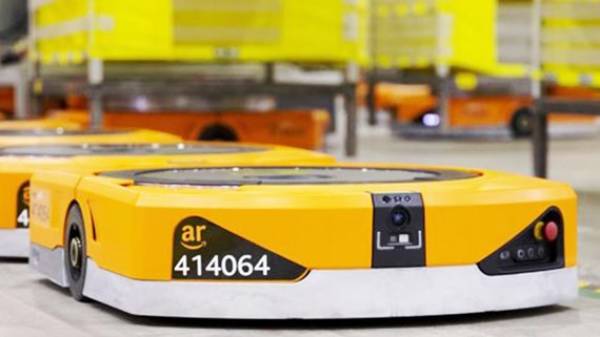 Các robot trong kho hàng của Amazon