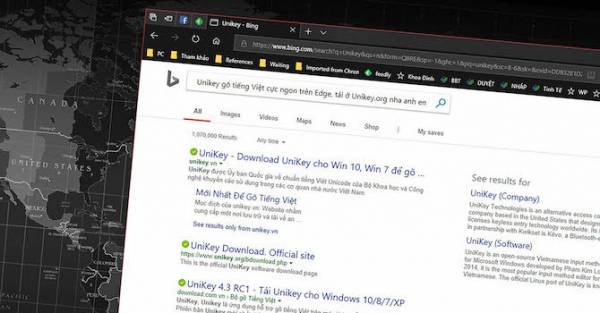 Người dùng máy tính tại Việt Nam không còn cần Unikey