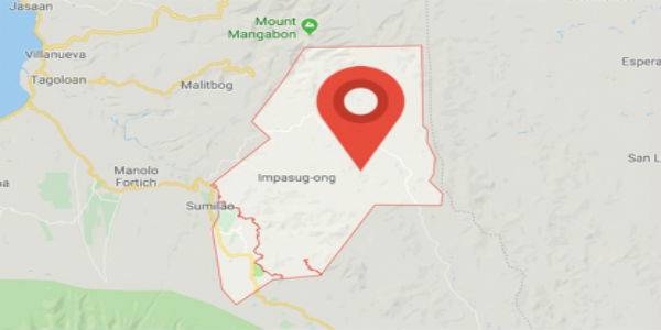 Thị trấn Impasugong thuộc tỉnh Bukidnon, miền nam Philippines nơi đoàn xe bị tấn công (ảnh google maps).