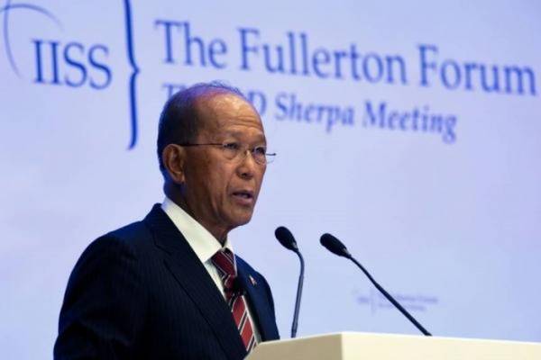 Bộ trưởng Quốc phòng Philippines Delfin Lorenzana tại Diễn đàn Shangri-La.