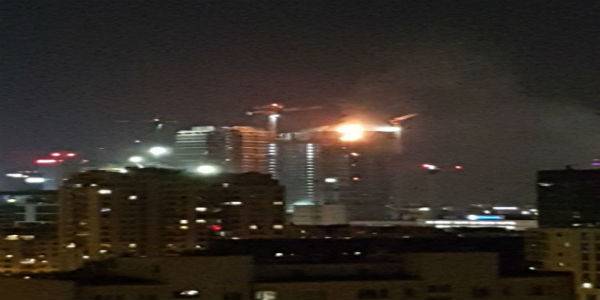 Tòa tháp ‘chọc trời’ ở thủ đô Ba Lan bốc cháy dữ dội