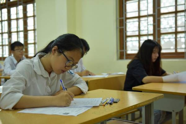 Thí sinh dự thi THPT quốc gia năm 2018. Ảnh: Phạm Quang Vinh.