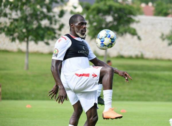 Onyango tập luyện cùng ĐT Kenya chuẩn bị cho CAN 2019. Ảnh: Gor Mahia.