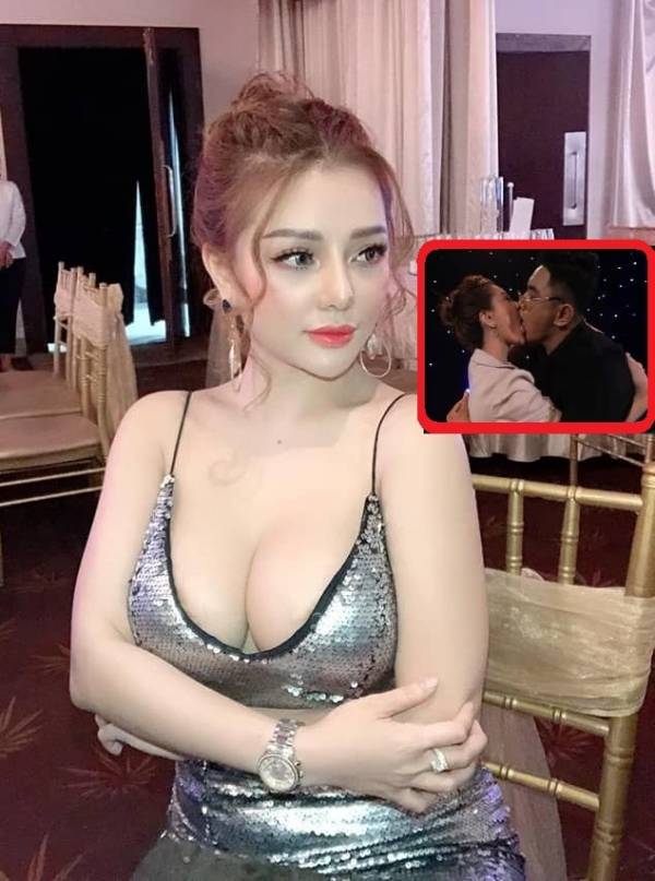“Hot girl siêu vòng 1“ hôn trai trẻ “ngấu nghiến“ trên truyền hình: Thích thì hôn?
