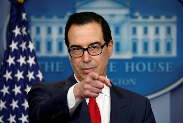 Bộ trưởng Tài chính Mỹ Steven Mnuchin.