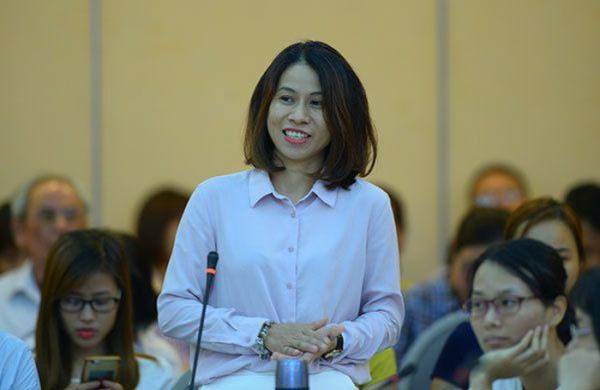 Bà Nguyễn Hoài Hương - Tổng công ty Kinh tế Kỹ thuật Công nghiệp quốc phòng kiến nghị