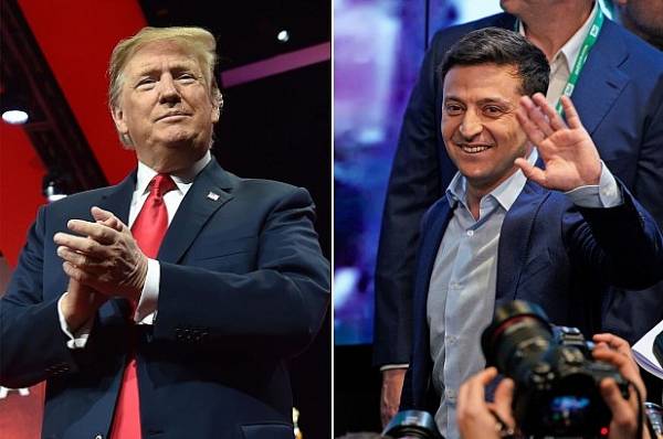 Tổng thống Mỹ Donald Trump và Tổng thống Ukraine Volodymyr Zelensky.