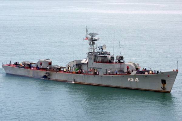 Tàu hộ vệ săn ngầm Petya của Hải quân Việt Nam. Ảnh: Quân đội nhân dân.