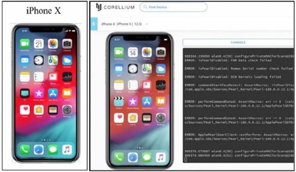 iPhone ảo được cung cấp bởi Corellium gần như giống hệt iPhone thực