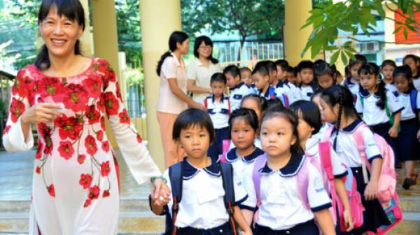 Hân hoan mùa tựu trường.