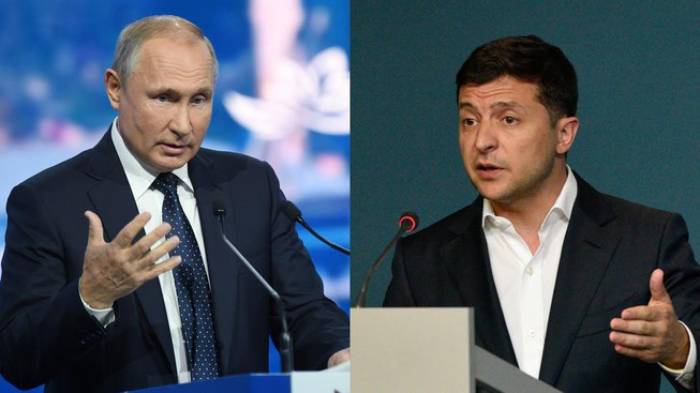 Hai ông Vladimir Putin và Volodymyr Zelensky vừa có cuộc điện đàm tối 7-9. Ảnh: SPUTNIK