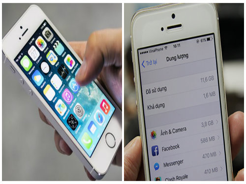 iPhone luôn báo hết dung lượng nhưng có nhiều cách để khắc phục