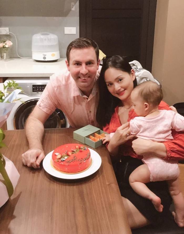 Gia đình nhỏ của Lan Phương.