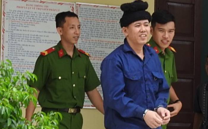 Bị cáo Nam tại phiên sơ thẩm