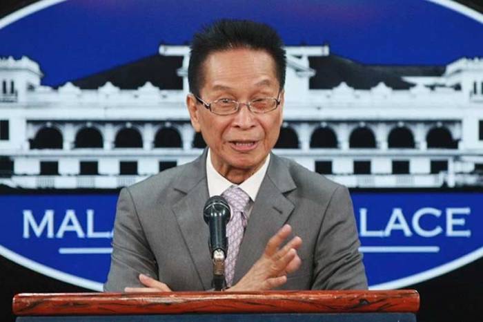 Phát ngôn viên Tổng thống Philippines, ông Salvador Panelo. (Ảnh: Philstar).