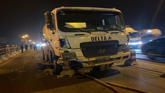 Hiện trường vụ tai nạn (Ảnh: ATGT)