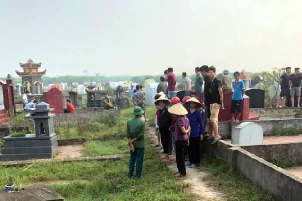 Nghĩa trang nơi phát hiện thi thể chị K.