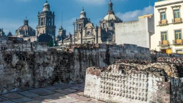 Các di tích cổ của người Mexica tiếp tục được khai quật tại trung tâm Thành phố Mexico. Ảnh: BBC