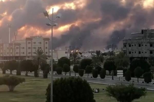 Vụ tấn công cơ sở dầu mỏ ở Saudi Arabia. Ảnh tư liệu