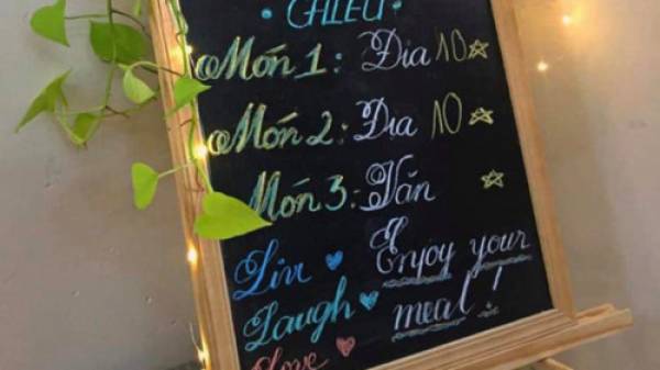 Thời khóa biểu siêu kỳ công và đáng yêu, học sinh đi học như đi nhà hàng