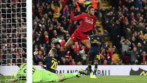 Arsenal đã thua Liverpool đầy tiếc nuối