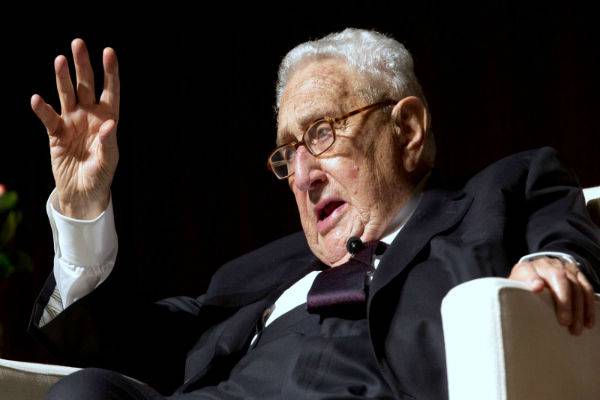 Cựu Ngoại trưởng Mỹ Henry Kissinger tại một sự kiện năm 2016 (Ảnh: AP/Nick Ut)