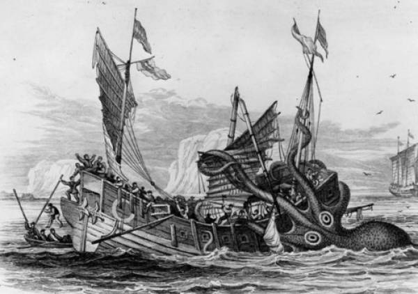 Thủy quái Kraken làm chìm tàu thuyền ở Tam giác Quỷ?