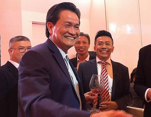 Ông Đặng Văn Thành tại lễ kỷ niệm 28 năm thành lập Sacombank. Ảnh: Lệ Chi.