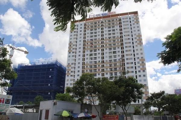 Chung cư Hưng Ngân Garden là một trong những tài sản đảm bảo cho khoản vay vừa được BIDV thông báo bán đấu giá.