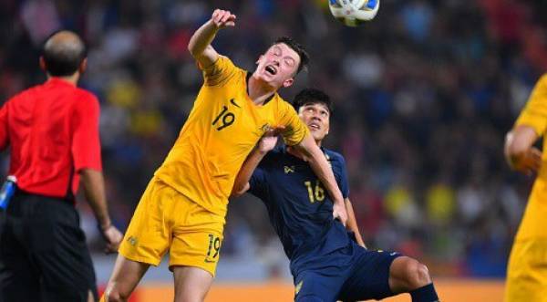 U23 Thái Lan thua ngược Australia vì thể lực không đảm bảo. (Ảnh: AFC).