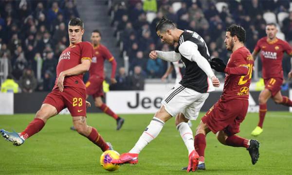 Ronaldo trong tình huống mở tỷ số trận đấu. Ảnh: La Presse.