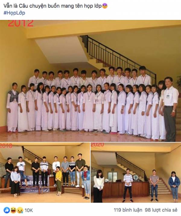 Chẳng hiểu vì lý do gì mà họp lớp càng ngày càng vắng...