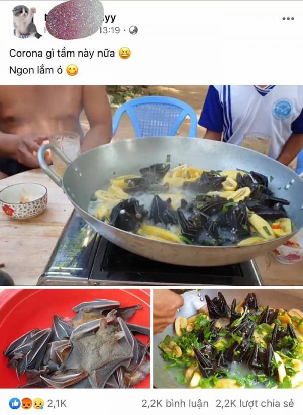 Bài viết mà nam thanh niên khoe trên FB