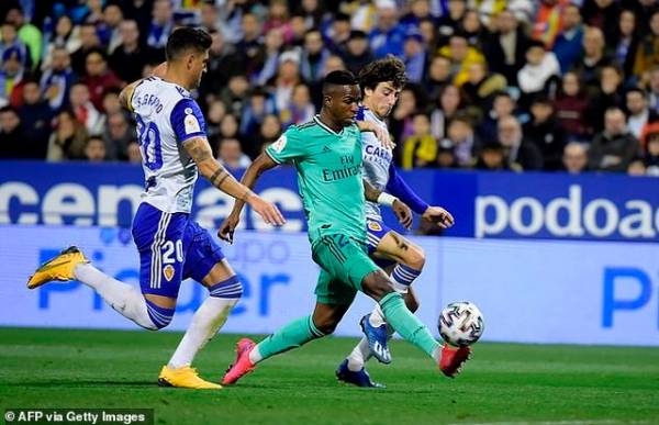 Vinicius Junior đào sâu cách biệt lên 3-0 ở phút 72