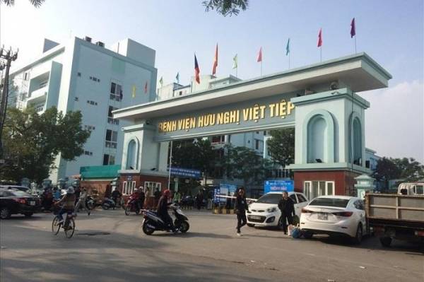 Bệnh viện Hữu nghị Việt Tiệp - nơi tiếp nhận 4 trường hợp nghi nhiễm virus corona.