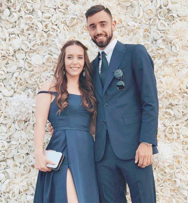 Vợ chồng Bruno Fernandes