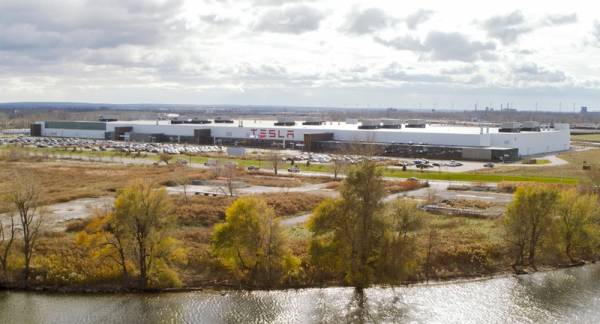 Một trong các nhà máy của Tesla.