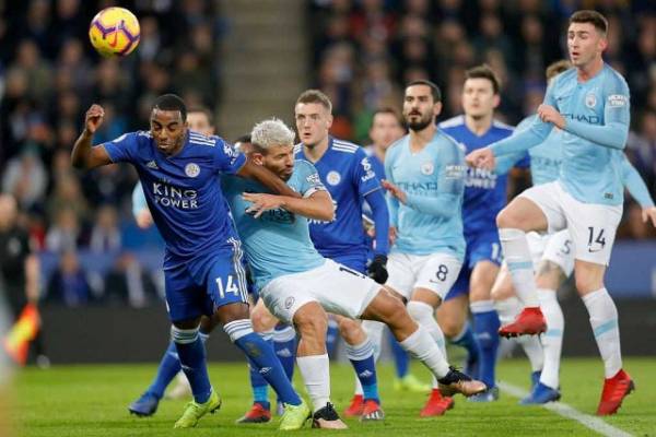 Man City đang có nhiều lợi thế hơn Leicester dù phải làm khách ở King Power. (Ảnh: Getty).