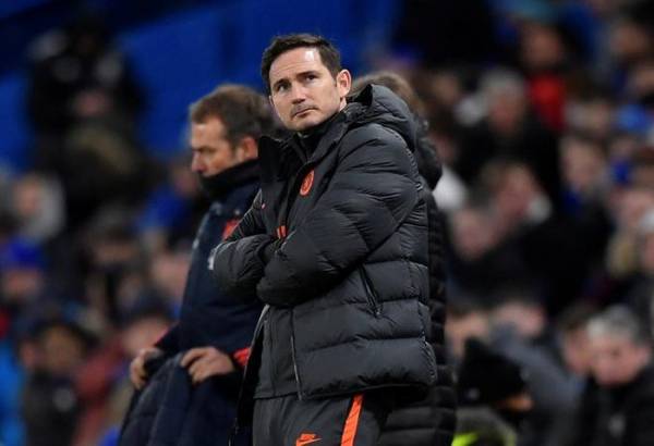 HLV Lampard thừa nhận các học trò không ở cùng đẳng cấp với Bayern Munich. Ảnh: Reuters.