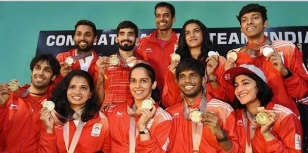 Đội tuyển cầu lông Ấn Độ. Ảnh: outlookindia.com