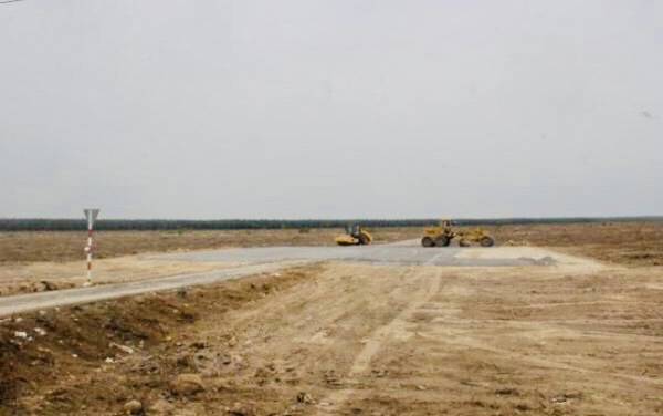 Khu tái định cư Lộc An - Bình Sơn đã có mặt bằng sạch sẵn sàng thi công dịp cuối tháng 4/2020. Ảnh: V.D