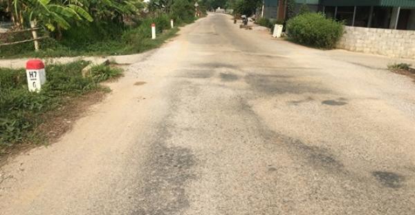 Thanh Hóa: Đường gần trăm tỷ vừa nghiệm thu đưa vào sử dụng đã xuống cấp nghiêm trọng