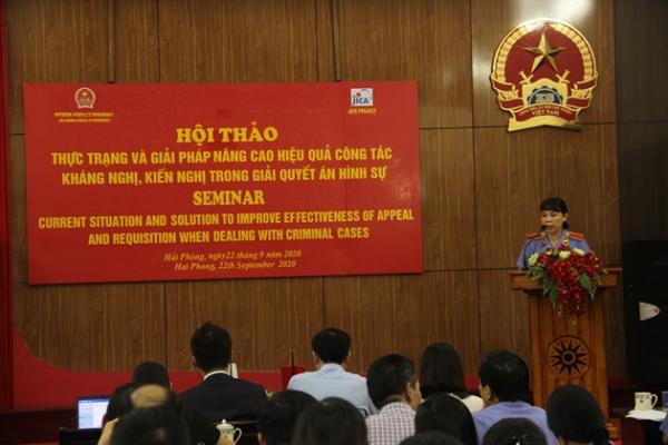 VKSND TP Hải Phòng nâng cao hiệu quả công tác kháng nghị, kiến nghị trong giải quyết án hình sự