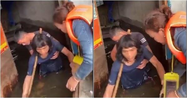 Mắc kẹt 11 ngày, 2 anh em nhịn đói trầm mình dưới nước nhường chỗ khô cho cha: Chữ hiếu làm đầu