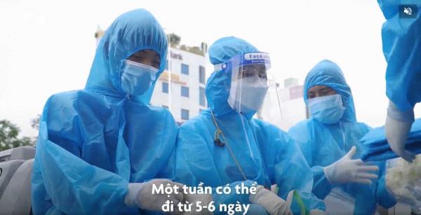 Những nữ chiến sĩ áo xanh kiên cường chống dịch